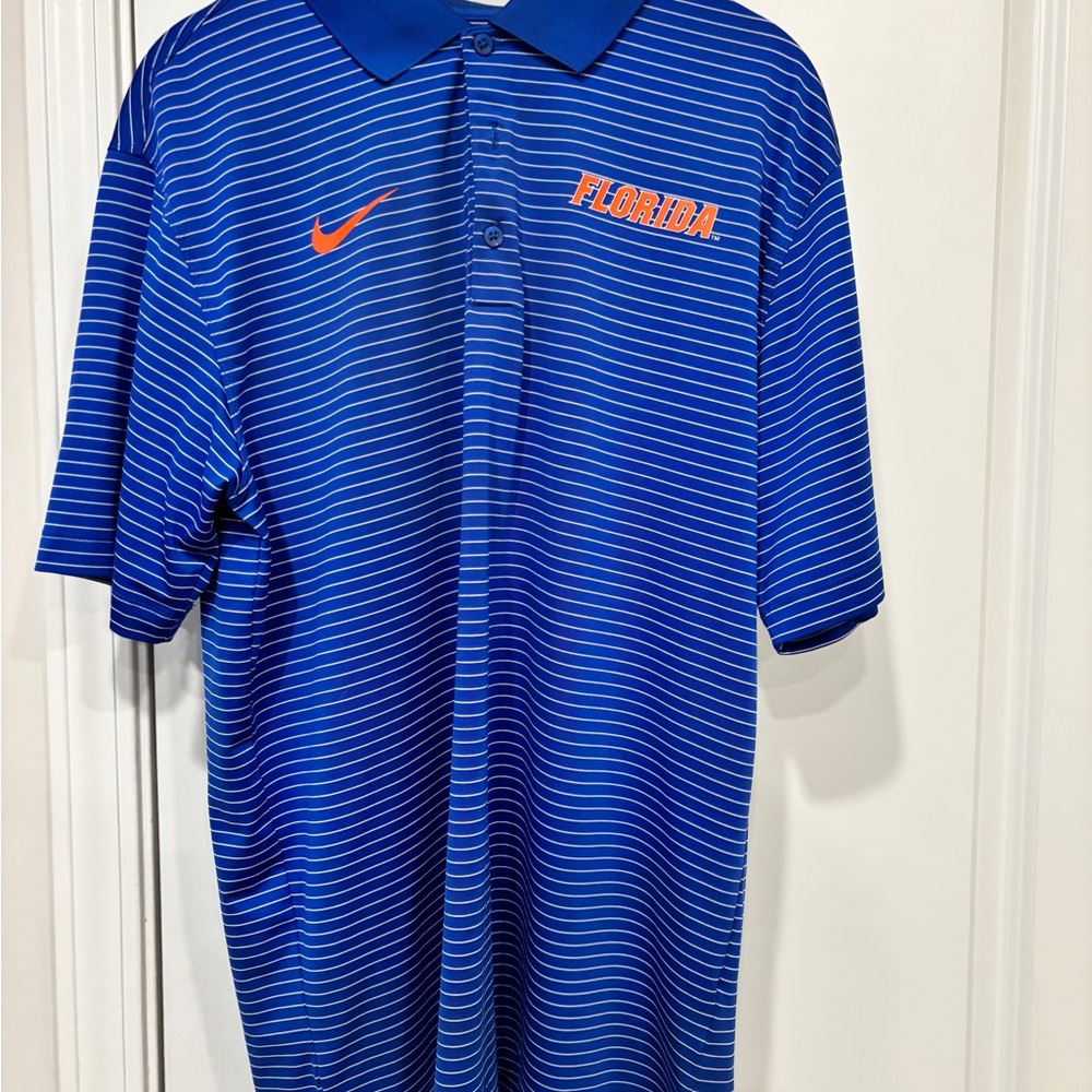 Nike Florida Gators Striped Polo Shirt